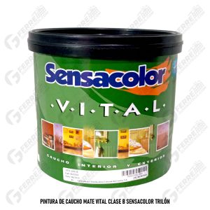 Pintura de Caucho Mate VITAL Clase B en Trilón SENSACOLOR