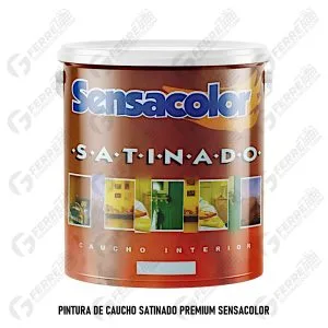 Pintura de Caucho Satinado Premium SENSACOLOR
