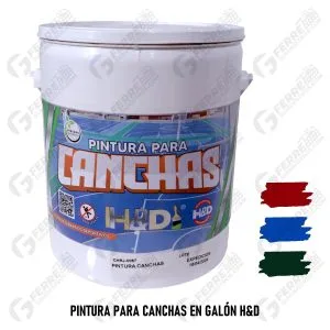 Pintura para Canchas en Galón H&D