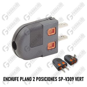 Enchufe Plano 2 Posiciones SP-V309 VERT