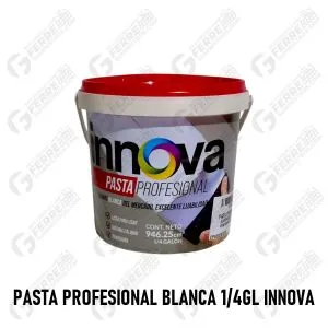 Pasta Profesional Blanca 1/4 Galon INNOVA