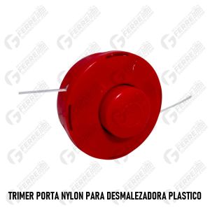 Trimer Porta Nylon Plástico para Desmalezadora