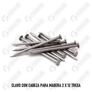 Clavo con Cabeza para Madera 2 X 12 TREXA