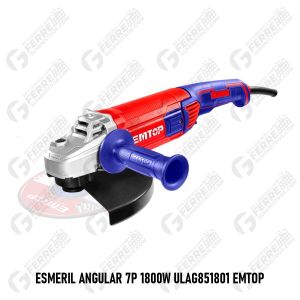 Esmeril Angular 7P 1800W ULAG851801 EMTOP