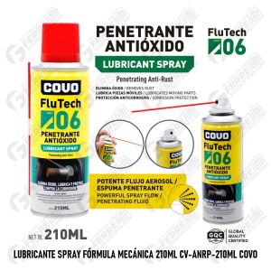 Lubricante Spray Fórmula Mecánica 210ml CV-ANRP-210ML COVO