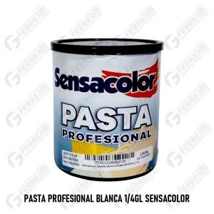Pasta Profesional Blanca 1/4GL SENSACOLOR