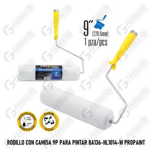 Rodillo con Camisa 9P para Pintar 8A136-HL1014-W PROPAINT