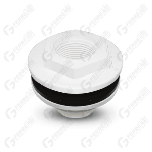 Conexión PVC Blanca para Tanque 1"